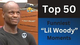 Top 50 “Lil Woody” Moments in YSL Trial Funniest Compilation Video [upl. by Nil]