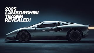 2025 Lamborghini Miura Teaser Revealed What to Expect [upl. by Airoled511]