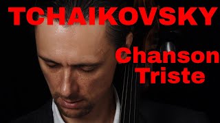 Tchaikovsky Chanson Triste for cello quartet Op40 No2  Russian Romantic Music [upl. by Juanne578]