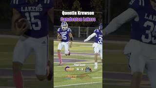 Quenton Krewson BIG GAME Highlights for the Camdenton Lakers vs Southeast KC highschoolfootball [upl. by Eolanda]