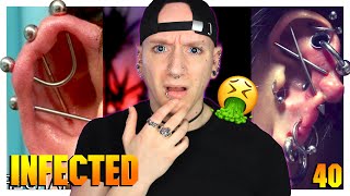 Reacting To Cartilage Piercing Fails  Piercings Gone Wrong 40  Roly Reacts [upl. by Ainafetse76]