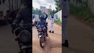 Funniest prank with Traffic officer traffic trafficrider trafficpolice bestshorts [upl. by Aydiv958]