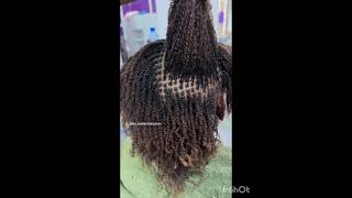 NATURAL HAIR TWIST STYLES  TWIST HAIRSTYLE FOR NATURAL  MINI TWISTS braids hairstyletwist [upl. by Akenahs968]