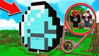 HOW TO LIVE INSIDE THE WORLDS BIGGEST DIAMOND in MINECRAFT [upl. by Tommi136]