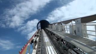 California Screamin Roller Coaster Front Seat POV Disneyland Disney California Adventure 1080p HD [upl. by Ylhsa]