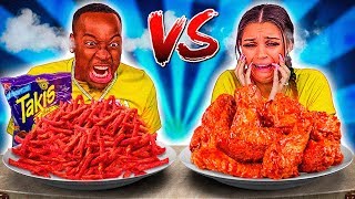 SPICY VS EXTREME SPICY FOOD CHALLENGE [upl. by Analram]