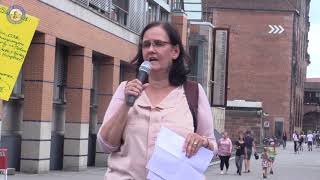 Angelika Müller  Demo für med Selbstbestimmung Nürnberg 1662018 [upl. by Magnum645]