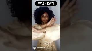 wash day hair growth treatment nanayaatresses howtogrownaturalhair haircare [upl. by Itisahc]