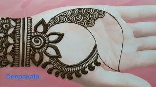 very beautiful unique front hand mehndi design l henna designs l mehandi ka design l easy mehndi [upl. by Silverstein]