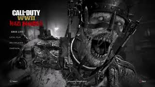 Call of Duty WWII Zombies Menu Music VERY INTENSE [upl. by Amann]