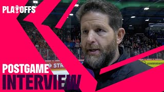 Postgame Interviews Eisbären Berlin vs Sheffield Steelers [upl. by Anehsuc]