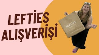 10000 TL’lik LEFTİES ALIŞVERİŞİ  MAĞAZA TURU 🛍️ [upl. by Nivonod]