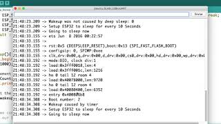 ULP1 Deep Sleep esp32 3 de 3 [upl. by Ecnerewal86]