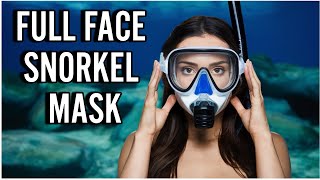 🌊🤿 Full Face Snorkel Mask Review and Demo  Worth the Hype [upl. by Sansbury778]