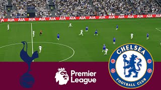 Tottenham Hotspur vs Chelsea 14 Premier League  Video Game Simulation pes 2021 [upl. by Hancock]