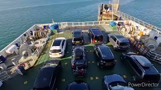 Onboard MV BARFLEUR Departing Cherbourg on 190823 [upl. by Amedeo810]