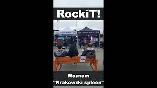 RockitT quotKrakowski Spleenquot Live cover Maanam [upl. by Nnad969]