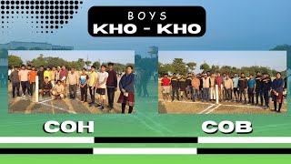 Boys KhoKho Match COH vs COB  SPARDHA 2K23 svpuat sports vlog khokho sport [upl. by Somisareg]