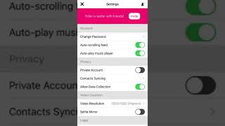 How to disable autoscroll in Triller app [upl. by Eilyr]