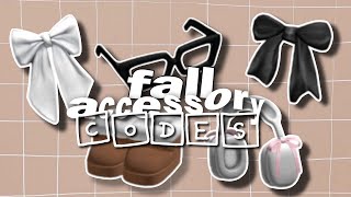 10 Fall Accessory Codes For Bloxburg  Berry Avenue [upl. by Suirad]