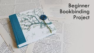 BEGINNER BOOKBINDING PROJECT  Art Journal [upl. by Yelsha838]