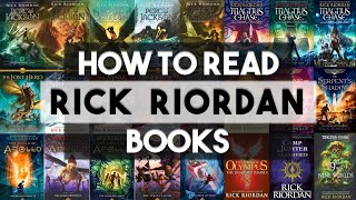 How to Read Rick Riordans Riordanverse Books [upl. by Aetnahc]