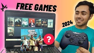 Gaming Websites to Download Games for PCLaptop  GTA 5 2024 [upl. by Kurzawa]