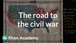 Increasing political battles over slavery in mid 1800s  US History  Khan Academy [upl. by Yrrad273]