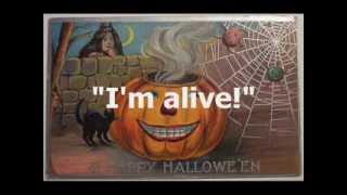 Halloween Kids Songs amp LYRICS  quotIm Alive Frankensteins Songquot [upl. by Elnar]