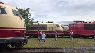 50 Jahre Br 103  Sommerfest DB Museum Koblenz 2015 HD [upl. by Andrus]