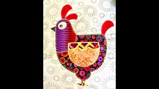 Hen House Pattern by Claire Turpin quilted by Cannizzaro Creations [upl. by Omissam]