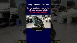 How to deflate the airbag of the massage chair [upl. by Oah]