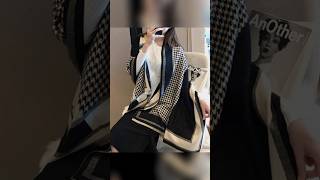 Beautiful shawl scarf for winter trending winter fashiontrends shortvideos fashionstyles [upl. by Dachy]