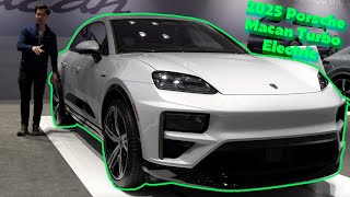 The 2025 Porsche Macan Turbo Electric is an Incredible Super SUV [upl. by Nelram]