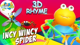 Incy Wincy Spider Nursery Rhyme With Lyrics  Cartoon Animation Rhymes amp Songs for Children [upl. by Adnema]