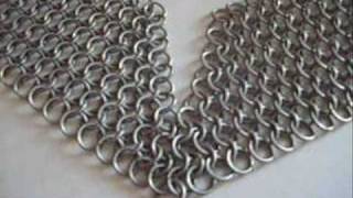 How To Make The Collar For A Chainmaille Shirt [upl. by Celie208]