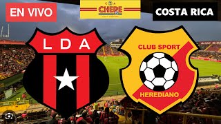 LD ALAJUELENSE VS HEREDIANO EN VIVO Jornada 10 Liga Promerica 2024 [upl. by Kealey]