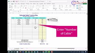 Cable Trunking Size Calculator Excel Free Download [upl. by Asilaj]