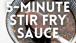 5Minute Stir Fry Sauce [upl. by Nottirb]