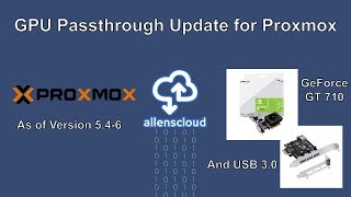 GPU Passthrough Update on Proxmox 546 [upl. by Arakaj]