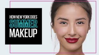 SUMMER MAKEUP TUTORIAL FT ERIN PARSONS  MAYBELLINE NEW YORK [upl. by Remliw]