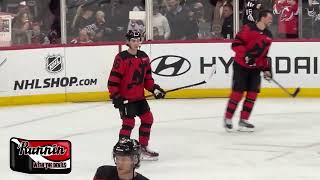 Jack Hughes Dazzles In The NJ Devils Stadium Series Jersey WARMUPS 31924 [upl. by Nitsur]