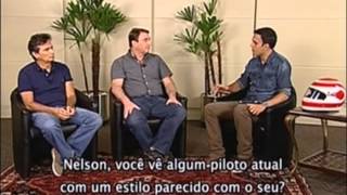 14 EntrevistaInterview Nelson Piquet e Nigel Mansell [upl. by Soelch862]