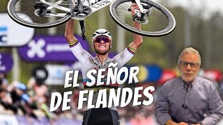 👑 VAN DER POEL regala otra EXHIBICIÓN en el TOUR de FLANDES 👑 [upl. by Vezza423]