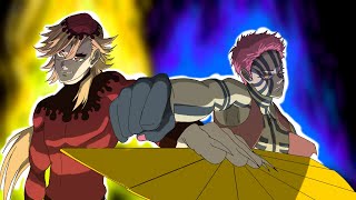 Akaza vs Douma  Blood Battle Part I  Demon Slayer Fan Animation [upl. by Ailecec377]