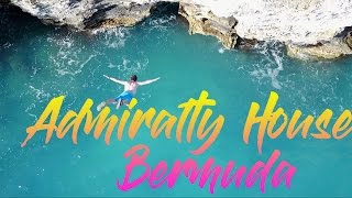 Cliff Jump into a Pirate Cave  Admiralty House Bermuda [upl. by Heppman213]