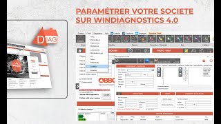 OBBC  WinDiagnostics Rentrer les données de la société et des techniciens [upl. by Irrok569]