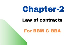 Law Of Contracts  BBM BBA Business Law  Legal Environment Of Business In Nepal  TU [upl. by Nnaylime]