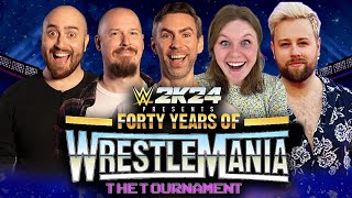 WWE2K24 40 Years of WrestleMania The Tournament [upl. by Budding]