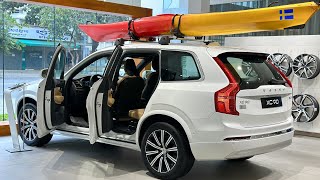 New  2022 Volvo XC90 20L White Color  Luxury SUV 7 Seats  Exterior  Interior Details [upl. by Nauh210]